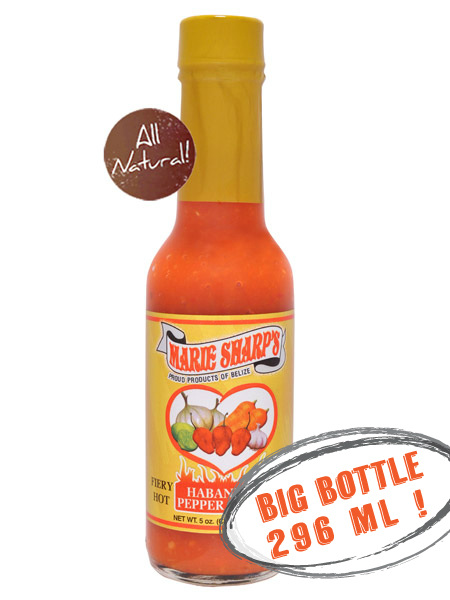 BIG Marie Sharp's Fiery Hot Habanero (50% Habanero) BIG Marie Sharp's Fiery Hot Habanero (50% Habanero)