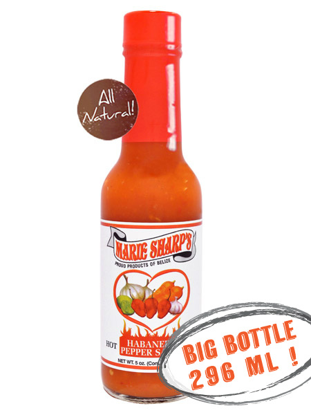 BIG Marie Sharp's Hot Habanero (40% Habanero) BIG Marie Sharp's Hot Habanero (40% Habanero)